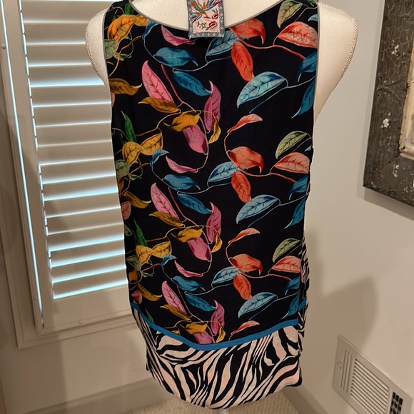 Jonny Was reversible silk tank - Picture 4 of 6